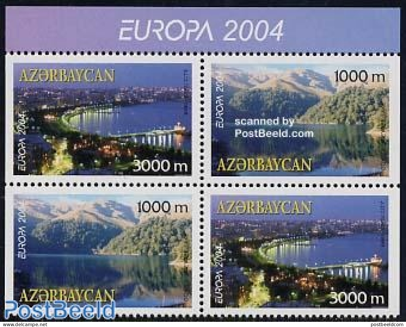 Azerbaijan 2004 Europa 2x2v [+], Mint NH, History - Various - Europa (cept) - Tourism - Other & Unclassified