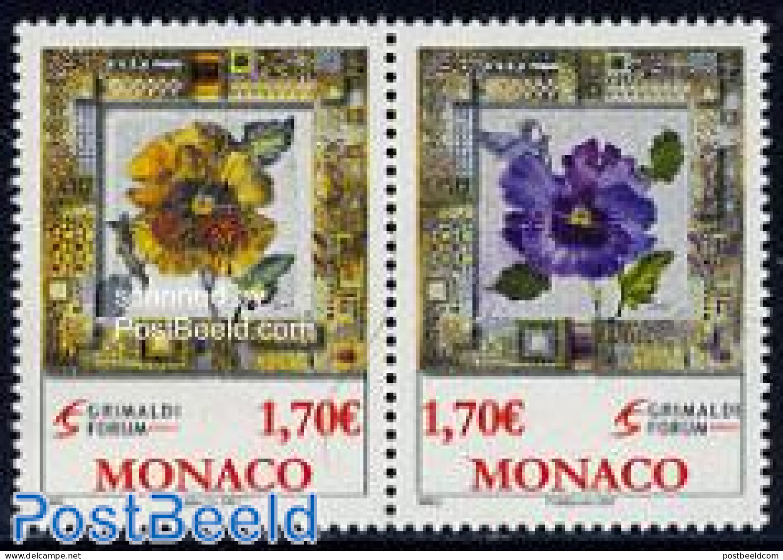 Monaco 2006 Sunrise, Sunset 2v [:], Mint NH, Nature - Flowers & Plants - Unused Stamps