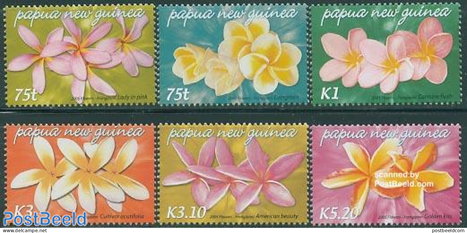 Papua New Guinea 2005 Flowers 6v, Mint NH, Nature - Flowers & Plants - Papouasie-Nouvelle-Guinée