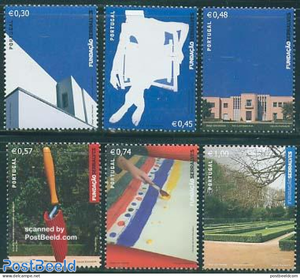 Portugal 2005 Serralves Foundation 6v, Mint NH, Art - Modern Art (1850-present) - Museums - Sculpture - Unused Stamps