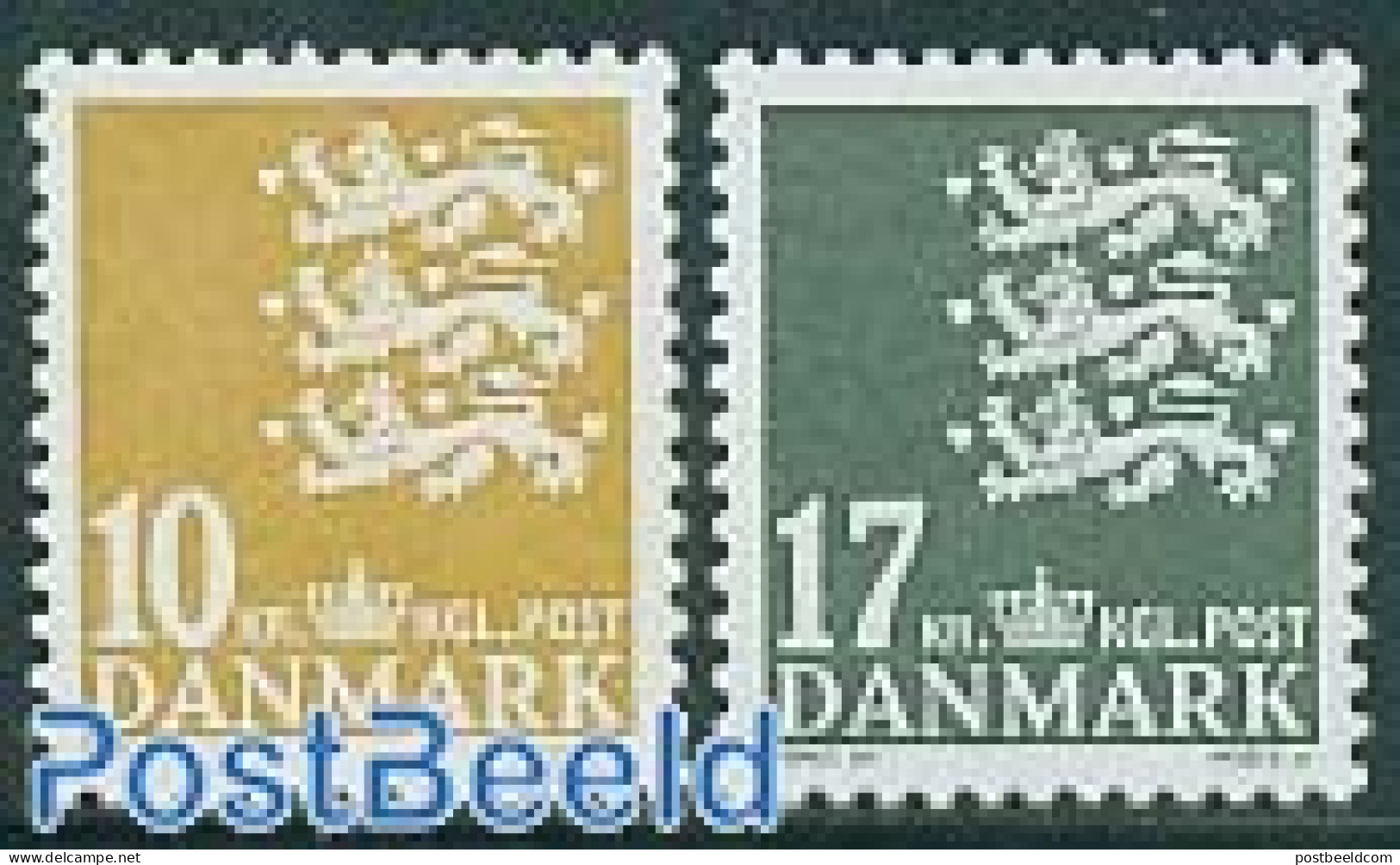 Denmark 2006 Definitives 2v (10Kr, 17Kr), Mint NH, History - Coat Of Arms - Unused Stamps