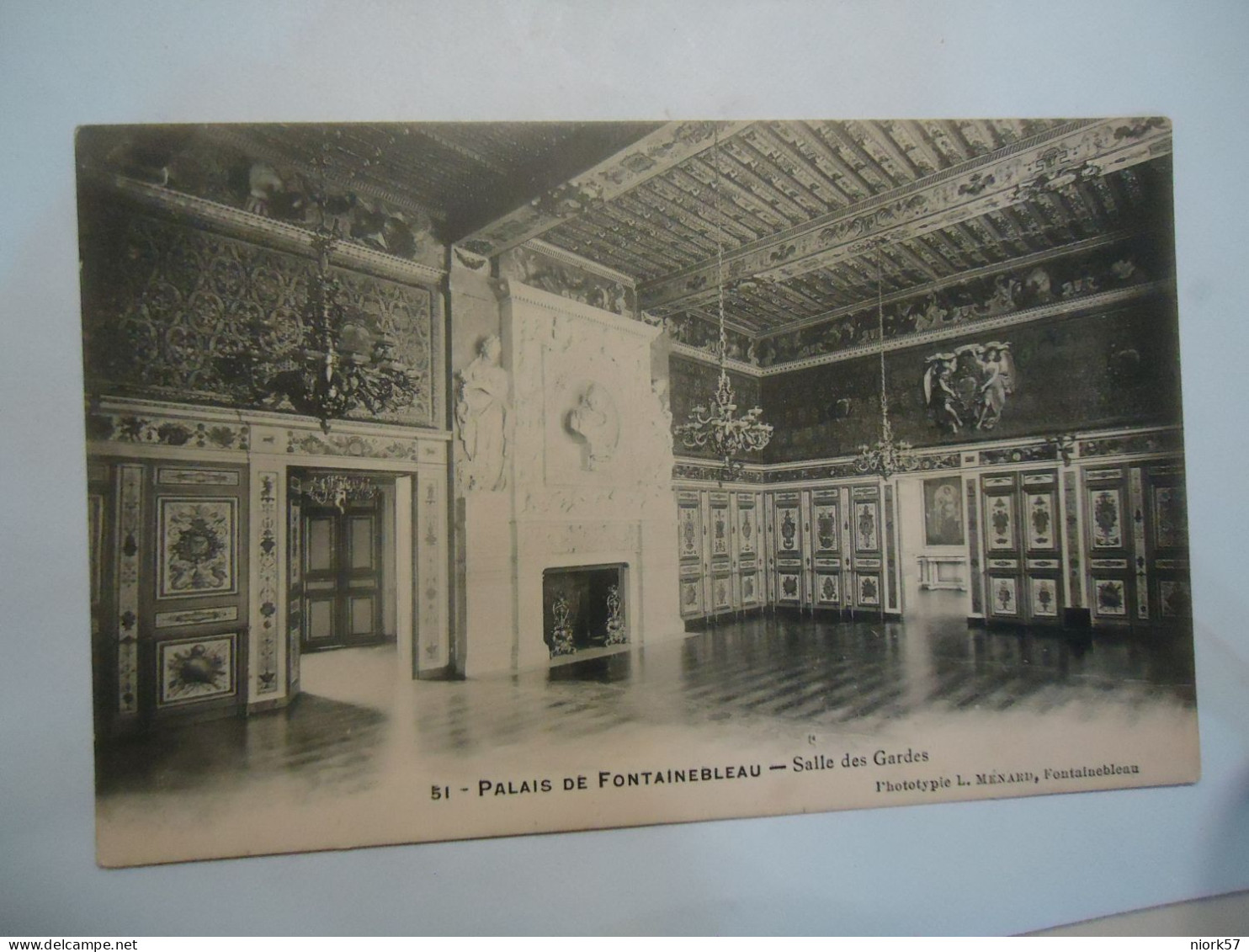 FRANCE POSTCARDS  FONTAINEBLEU PALAIS STAMPS - Other & Unclassified