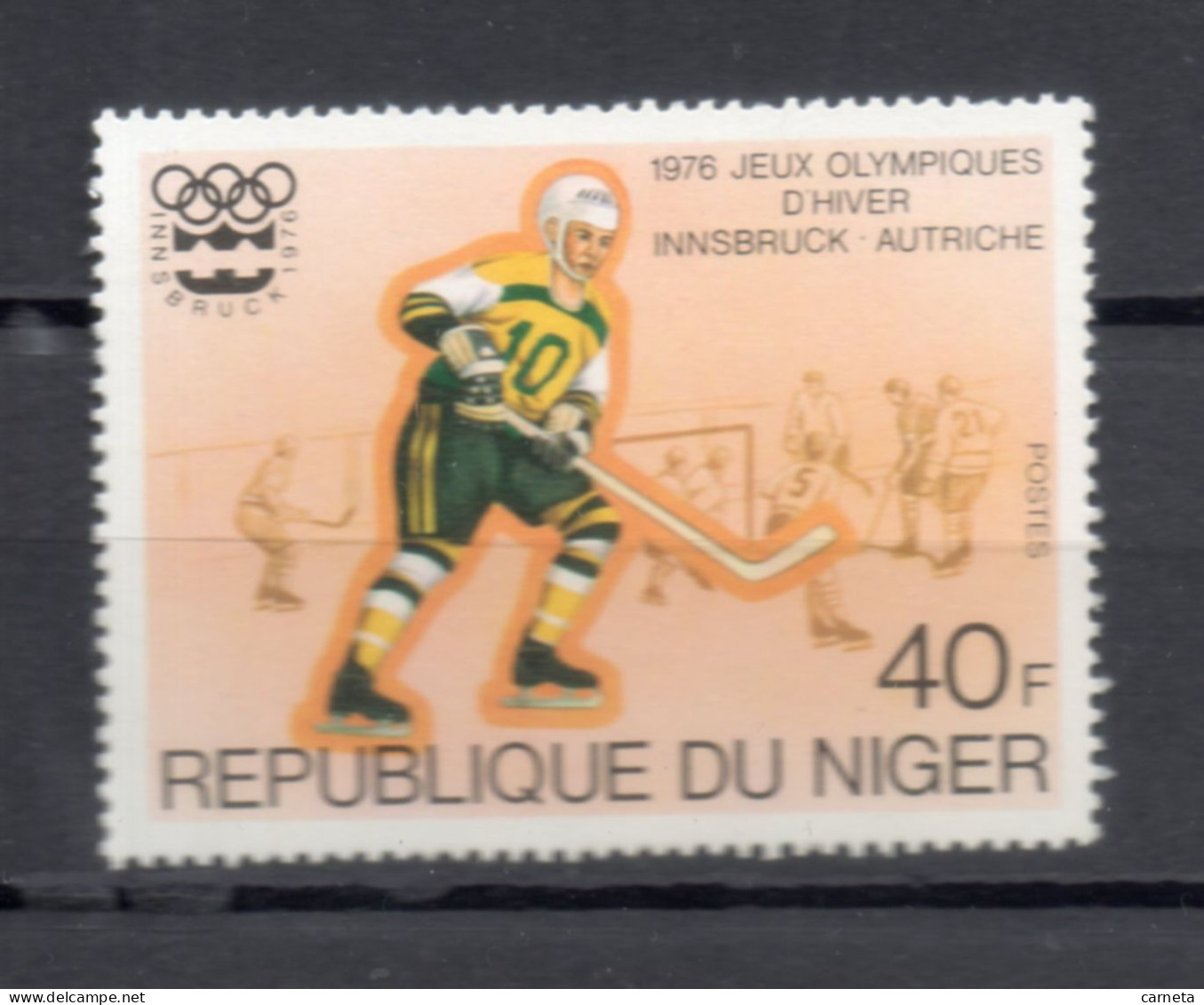 NIGER   N° 352    NEUF SANS CHARNIERE  COTE 0.70€   JEUX OLYMPIQUES INNSBRUCK SPORT - Niger (1960-...)