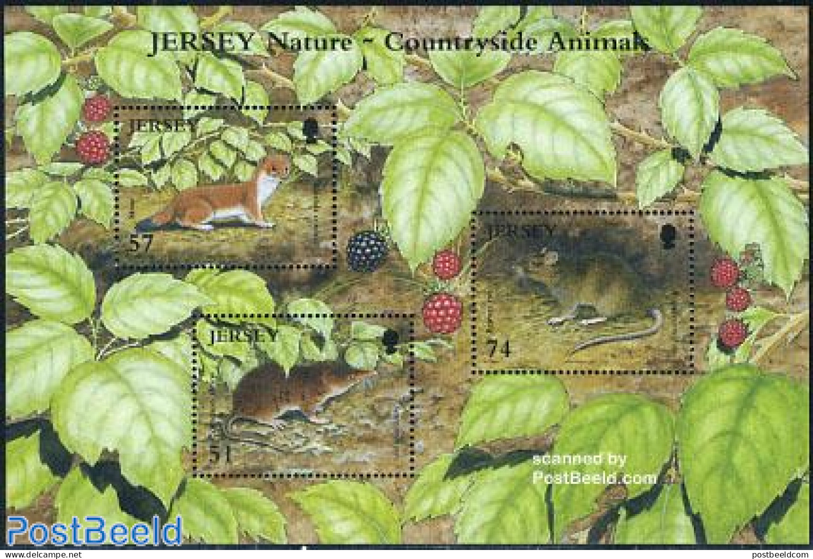 Jersey 2007 Countryside Animals S/s, Mint NH, Nature - Animals (others & Mixed) - Jersey