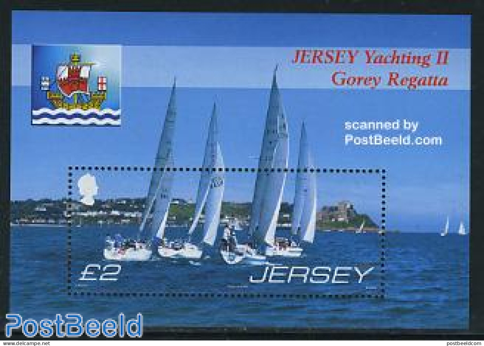 Jersey 2007 Jersey Yachting II Gorey Regatta S/s, Mint NH, Sport - Transport - Sailing - Ships And Boats - Voile