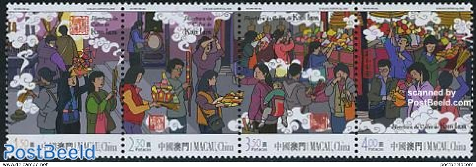 Macao 2009 Kun Iam Ministry Of Finance 4v [:::], Mint NH - Unused Stamps