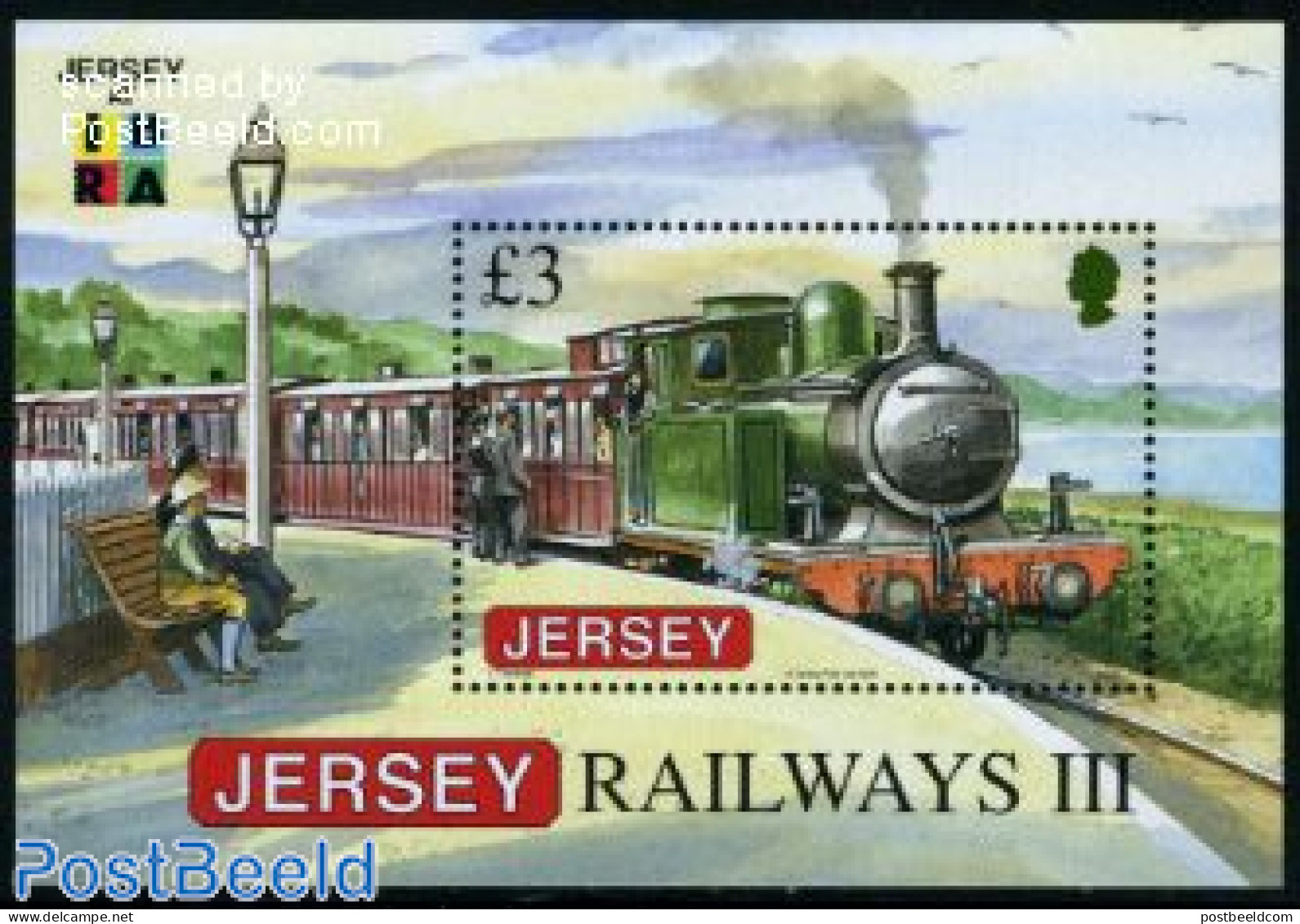 Jersey 2009 Railways, IBRA S/s, Mint NH, Transport - Railways - Trains