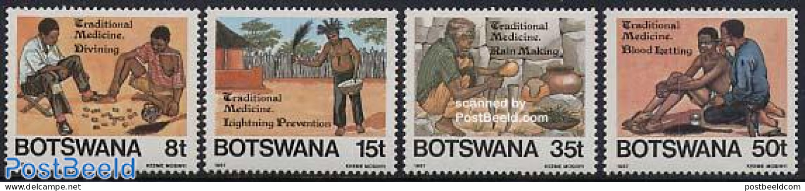 Botswana 1987 Tradional Medicine 4v, Mint NH, Health - Health - Botswana (1966-...)