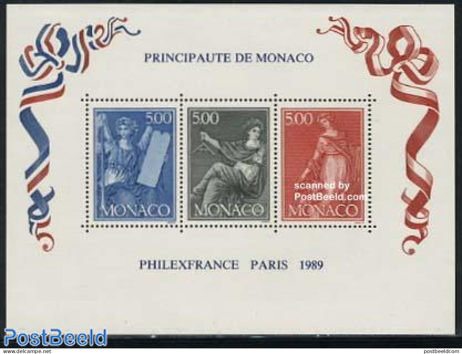 Monaco 1989 Philexfrance S/s, Mint NH, Philately - Unused Stamps