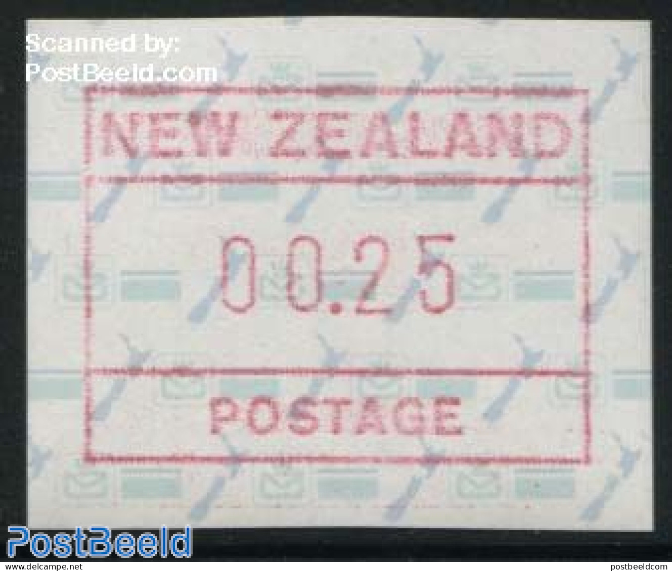 New Zealand 1986 Automat Stamp 1v, Mint NH, Automat Stamps - Unused Stamps