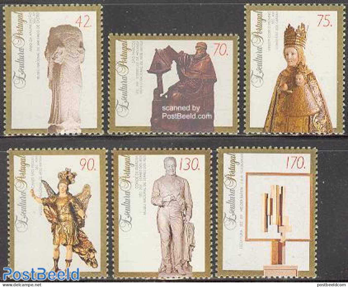 Portugal 1993 Sculptures 6v, Mint NH, Art - Sculpture - Unused Stamps