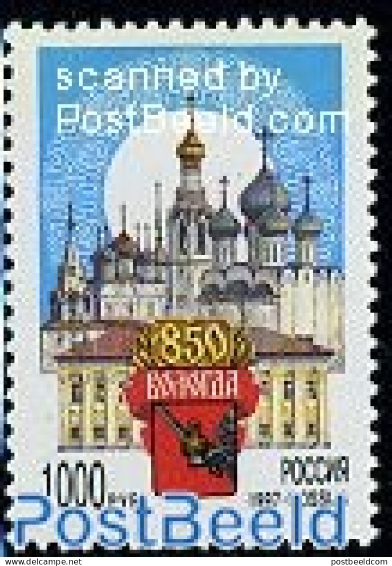 Russia 1997 850 Years Wologda 1v, Mint NH, Religion - Churches, Temples, Mosques, Synagogues - Eglises Et Cathédrales