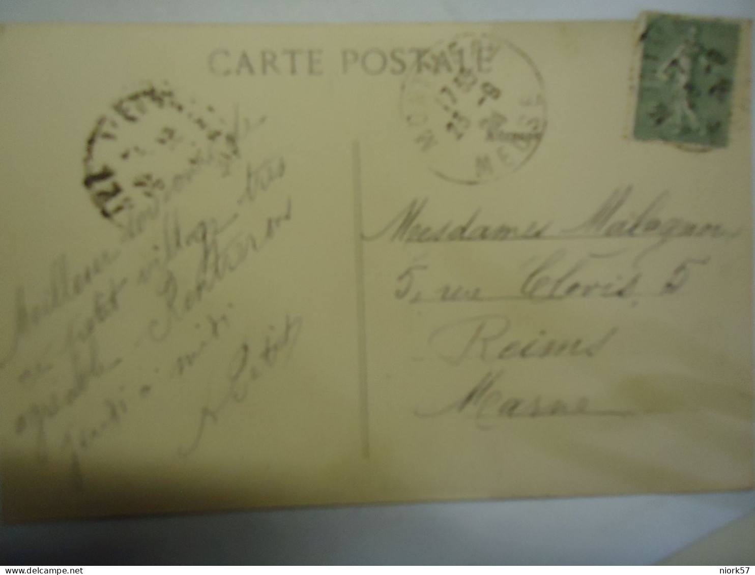 FRANCE POSTCARDS  AVIOTH  1923 CHURCE - Other & Unclassified