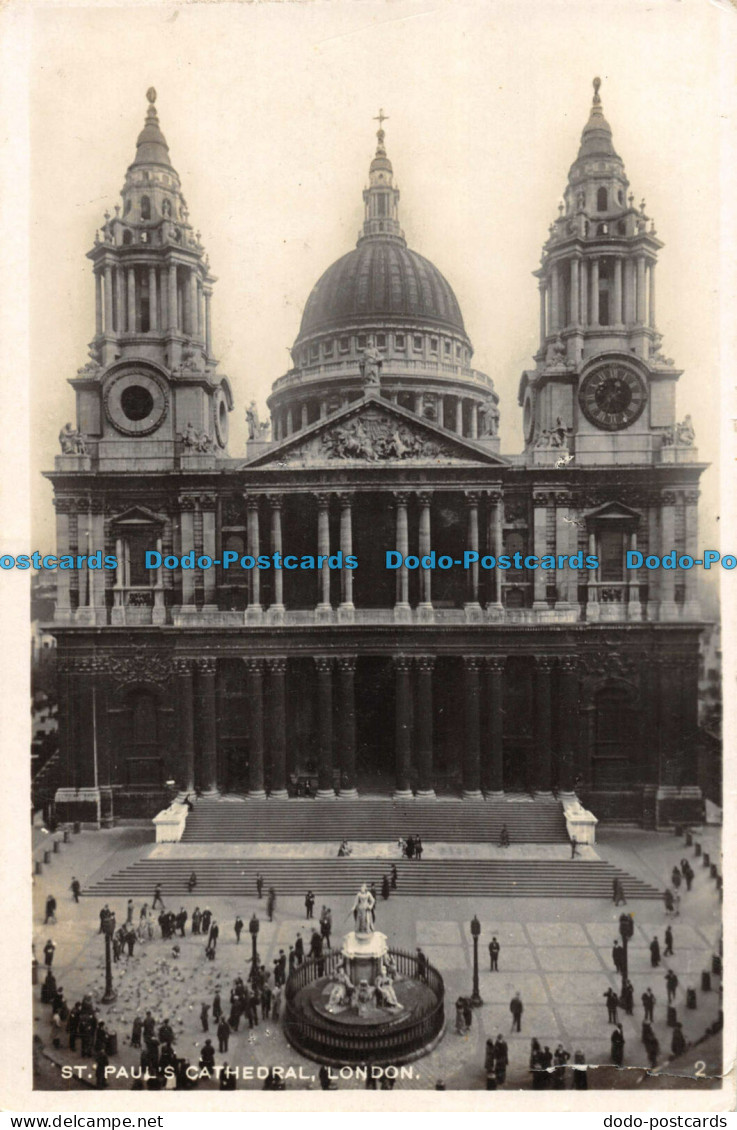 R055860 St. Pauls Cathedral. London. RP. 1931 - Autres & Non Classés