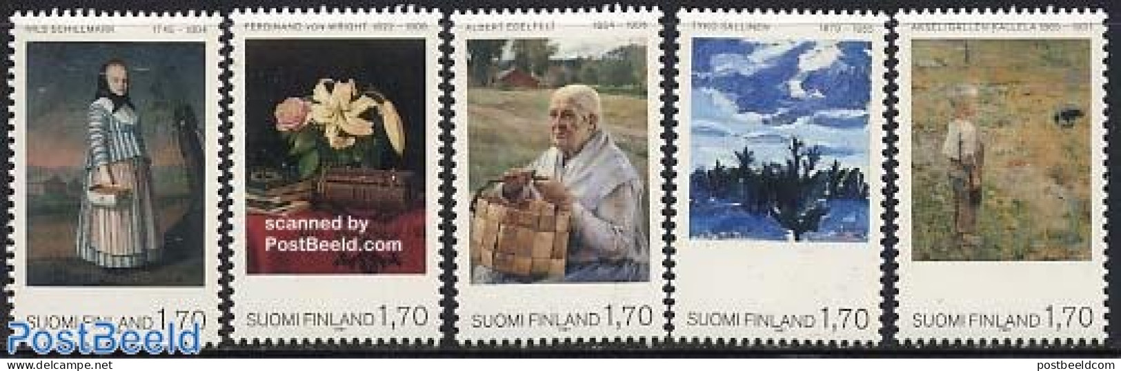 Finland 1987 Art Museum 5v, Mint NH, Art - Modern Art (1850-present) - Museums - Unused Stamps
