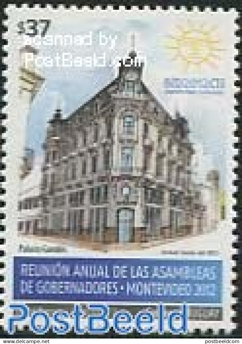 Uruguay 2012 BID Meeting 1v, Mint NH, Art - Architecture - Uruguay