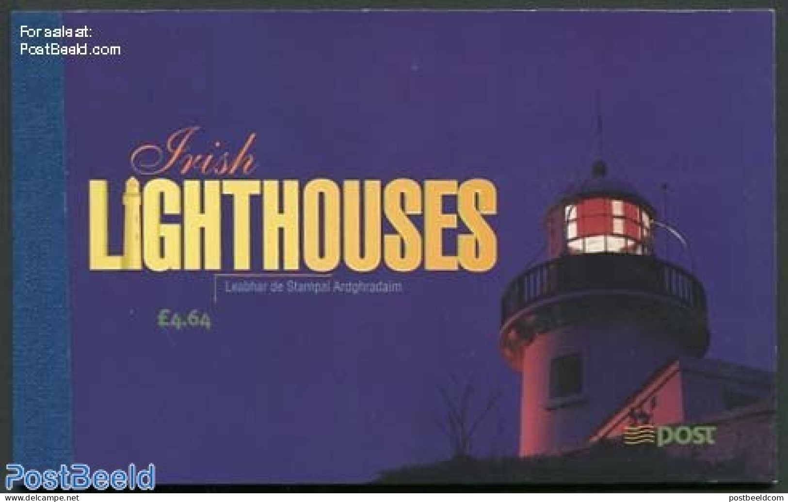 Ireland 1997 Lighthouses Booklet, Mint NH, Various - Stamp Booklets - Lighthouses & Safety At Sea - Unused Stamps