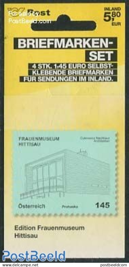 Austria 2012 Womens Museum Booklet S-a, Mint NH, History - Women - Stamp Booklets - Art - Modern Architecture - Museums - Neufs