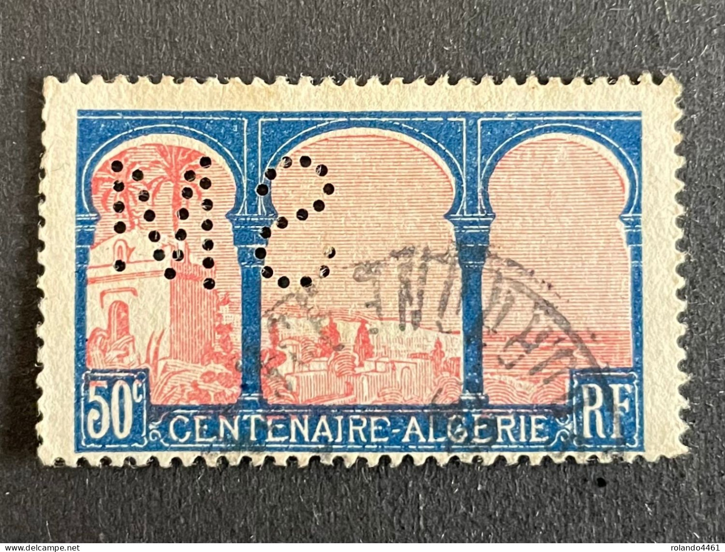 FRANCE S N° 263 SM 156 Indice 7 Type Perforé Perforés Perfins Perfin Superbe !! - Autres & Non Classés