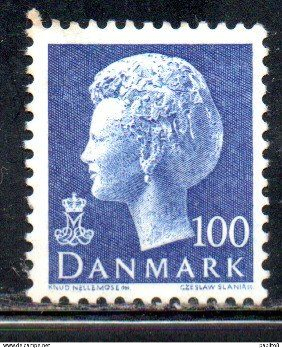 DANEMARK DANMARK DENMARK DANIMARCA 1974 1981 QUEEN MARGRETHE 100o MNH - Neufs