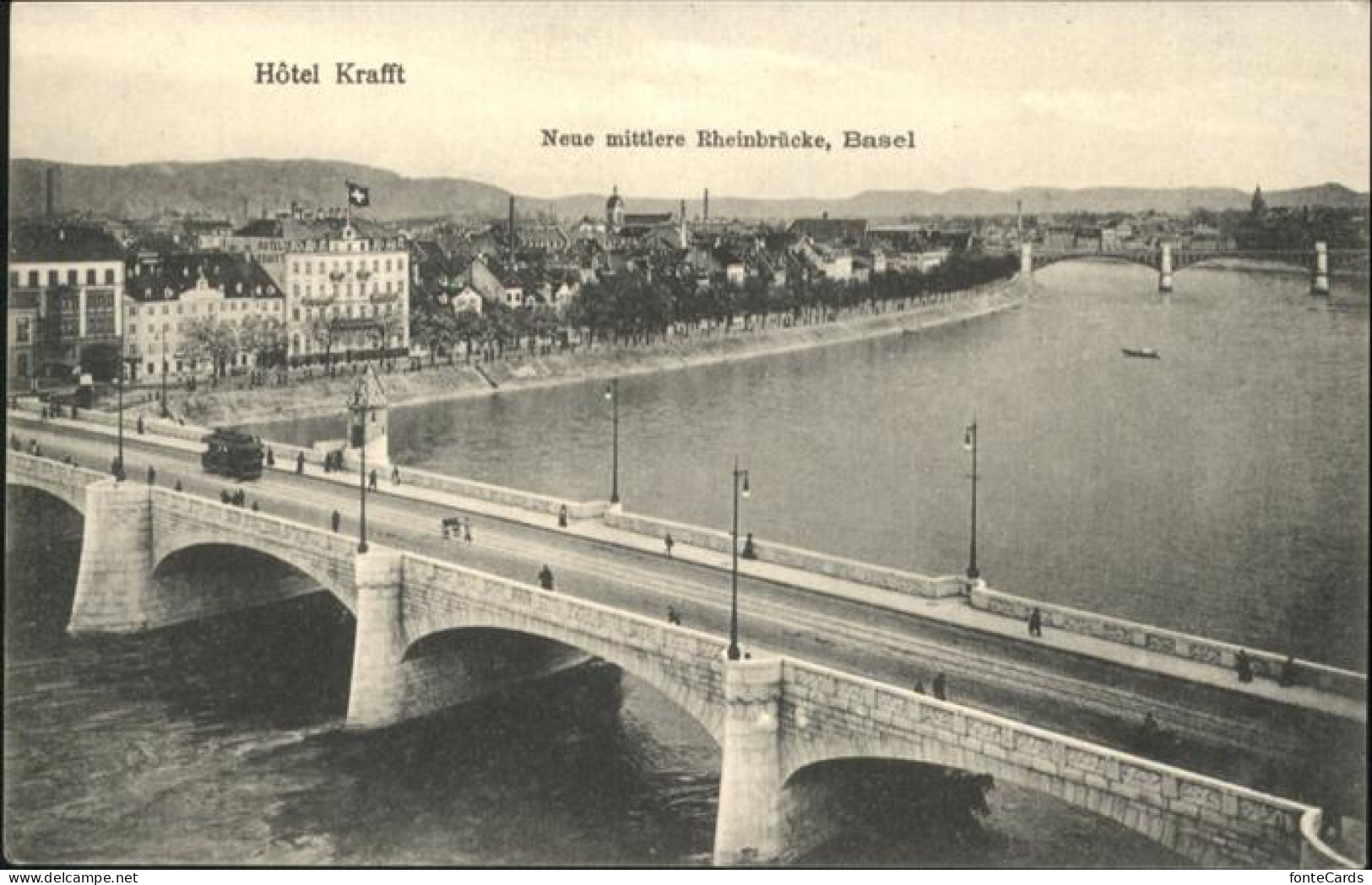 11019518 Basel_BS Hotel Krafft Rheinbruecke  - Autres & Non Classés