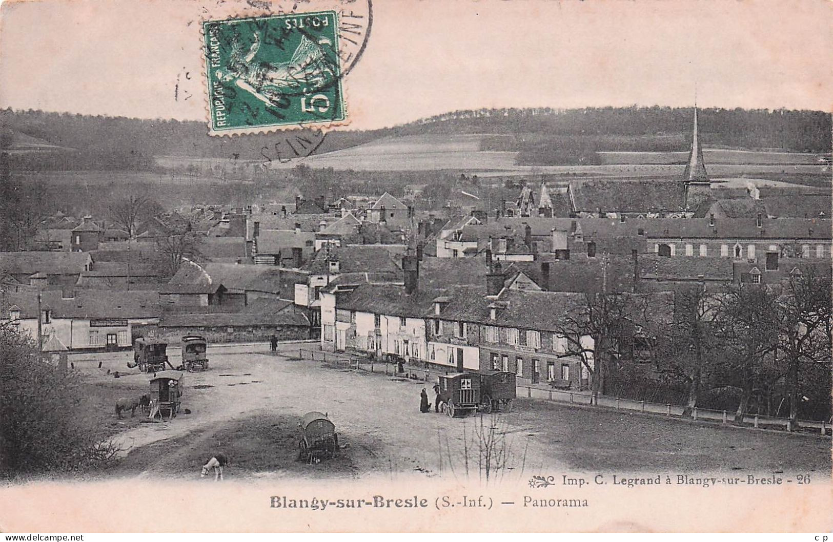 Blangy Sur Bresle - Panorama  - Roulotte - CPA °J - Blangy-sur-Bresle