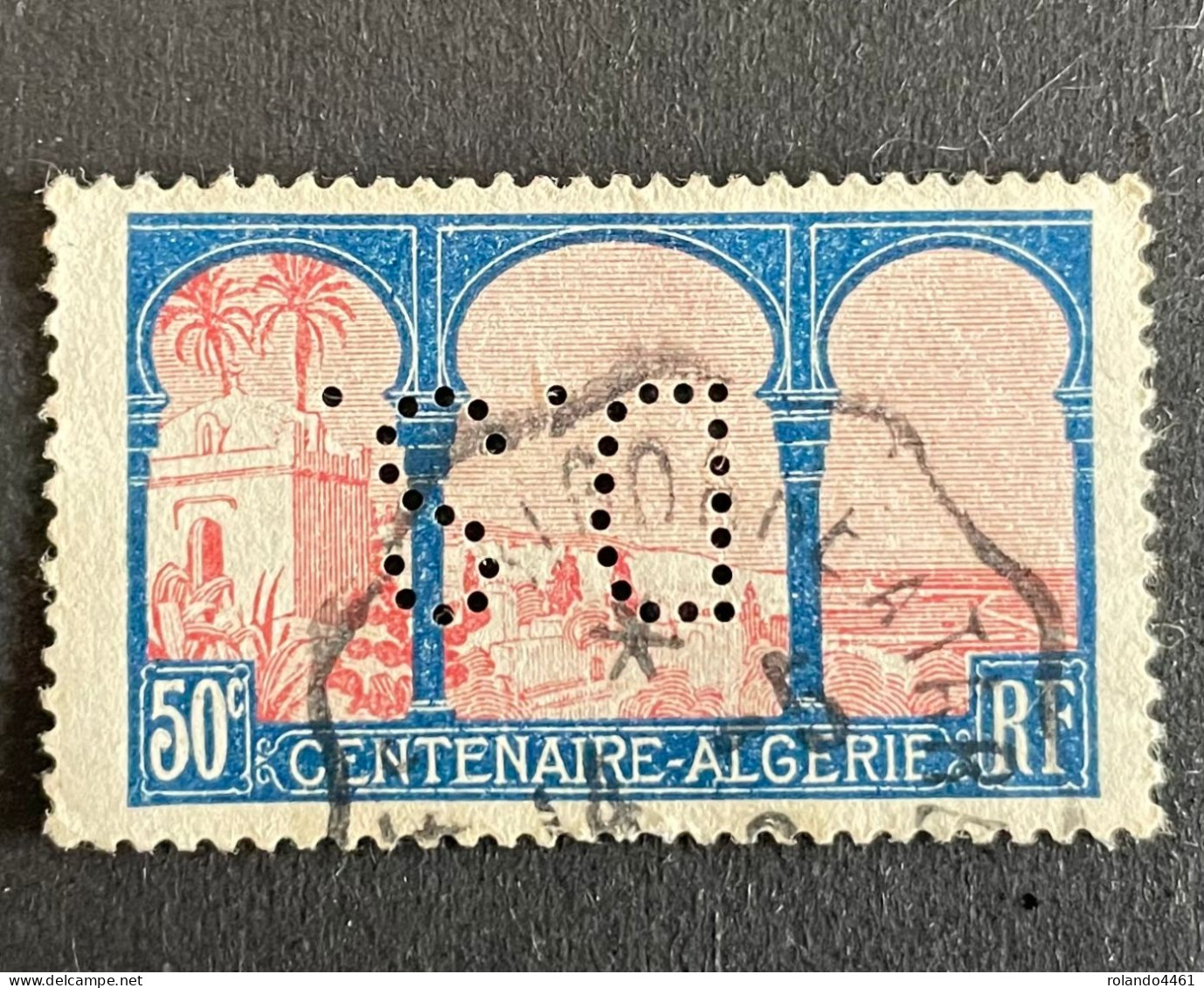 FRANCE D N° 363 1930 D.S. 101 Indice 3 Perforé Perforés Perfins Perfin Superbe - Other & Unclassified