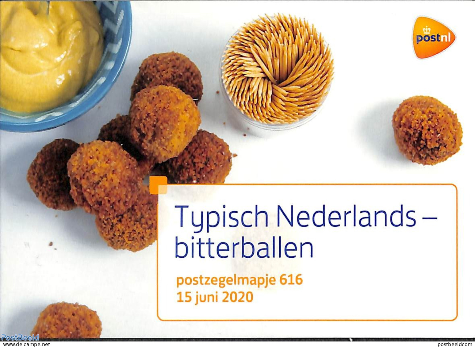 Netherlands 2020 Typical Dutch, Bitterbal, Presentation Pack 616, Mint NH, Health - Food & Drink - Unused Stamps