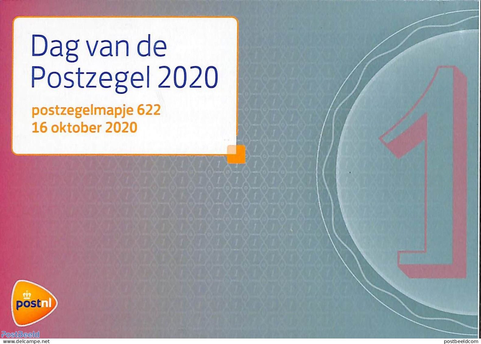Netherlands 2020 Stamp Day, Presentation Pack 622, Mint NH, Stamp Day - Nuevos