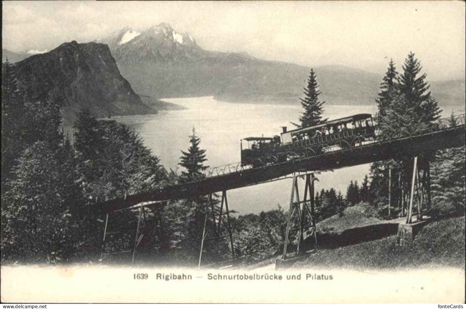 11019422 Rigi Kaltbad Bahn Schnurtobelbruecke Pilatus Rigi Kaltbad - Autres & Non Classés