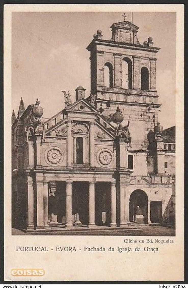 Évora - Fachada Da Igreja Da Graça - Evora