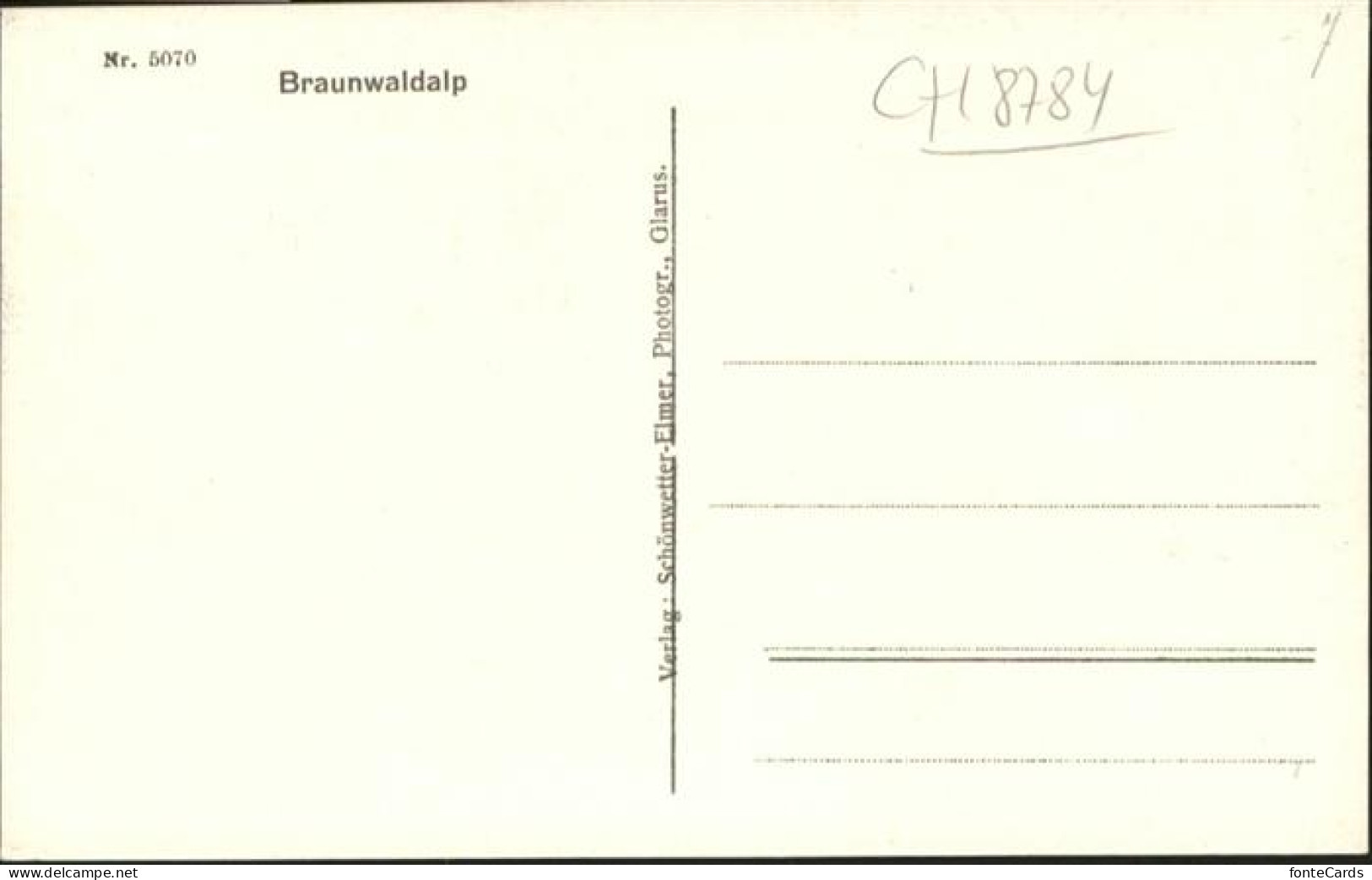 11019413 Braunwald GL  Braunwald - Other & Unclassified