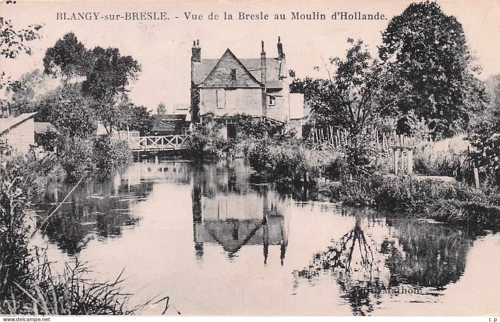 Blangy Sur Bresle - Vue De La Bresle Au Moulin D'Hollande - CPA °J - Blangy-sur-Bresle