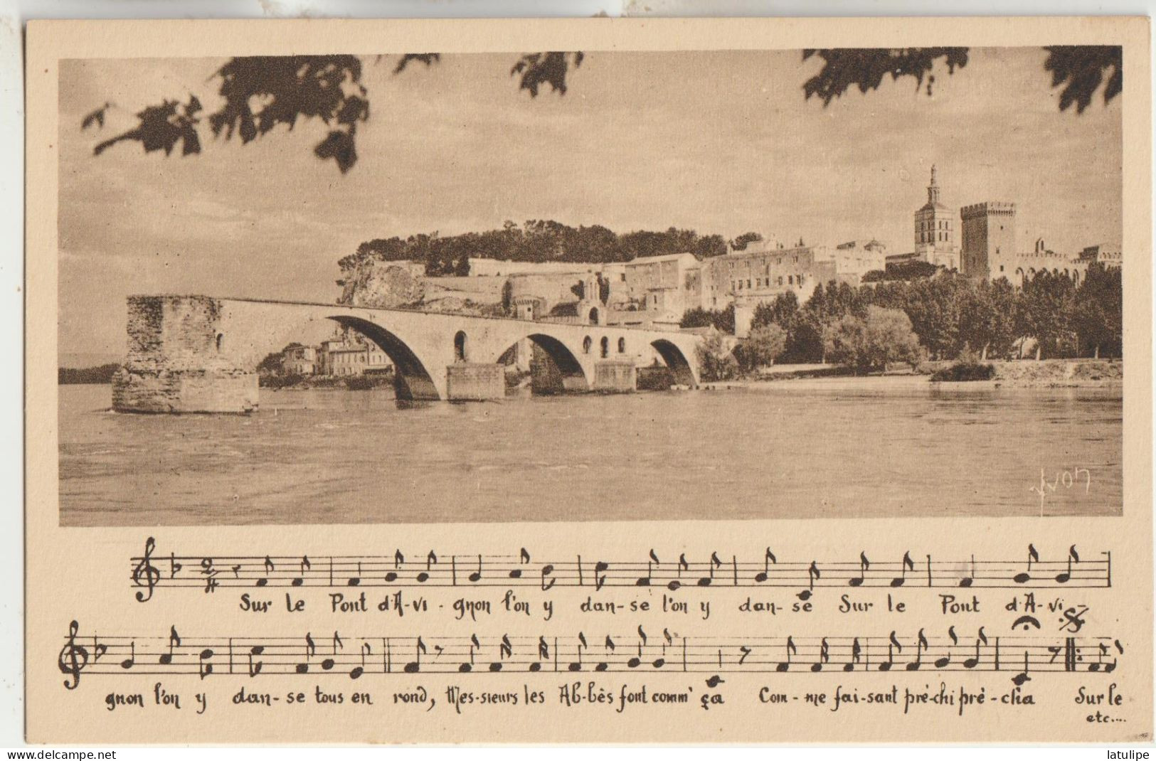 Avignon  84 Belle Carte Non Circulée  Le Pont Saint-Benezet (xiie Siecle Et Le Rhone - Avignon