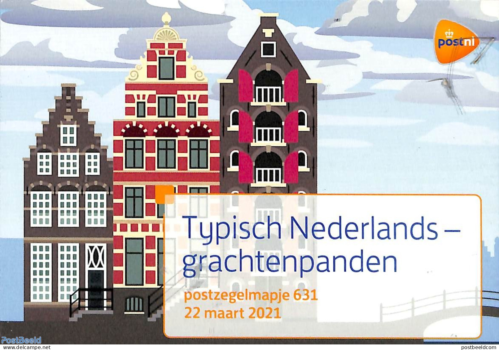 Netherlands 2021 Typical Dutch, Amsterdam, Presentation Pack No. 631, Mint NH - Postzegelboekjes En Roltandingzegels