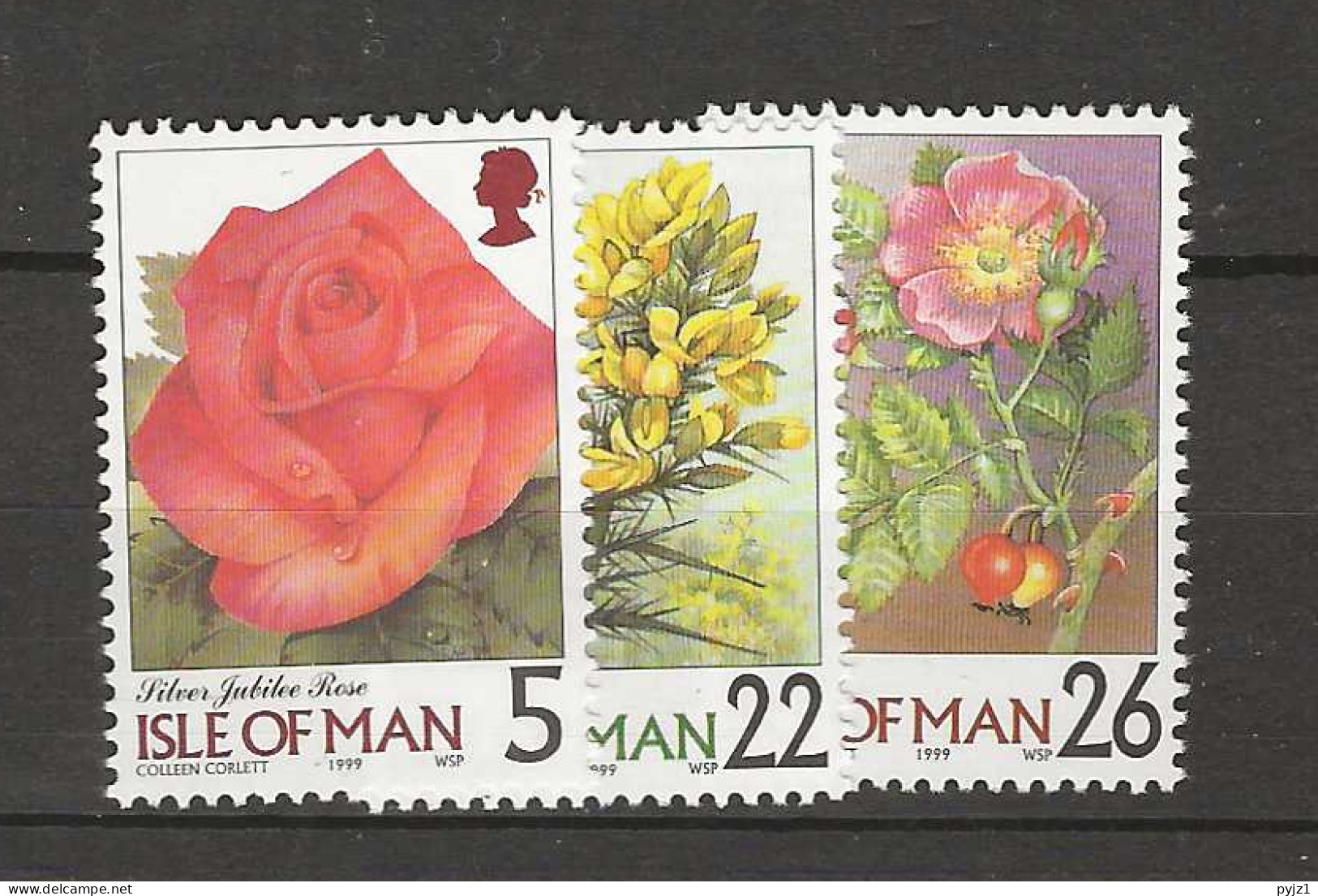 1999 MNH Isle Of Man Mi 807-09 Postfris** - Man (Ile De)