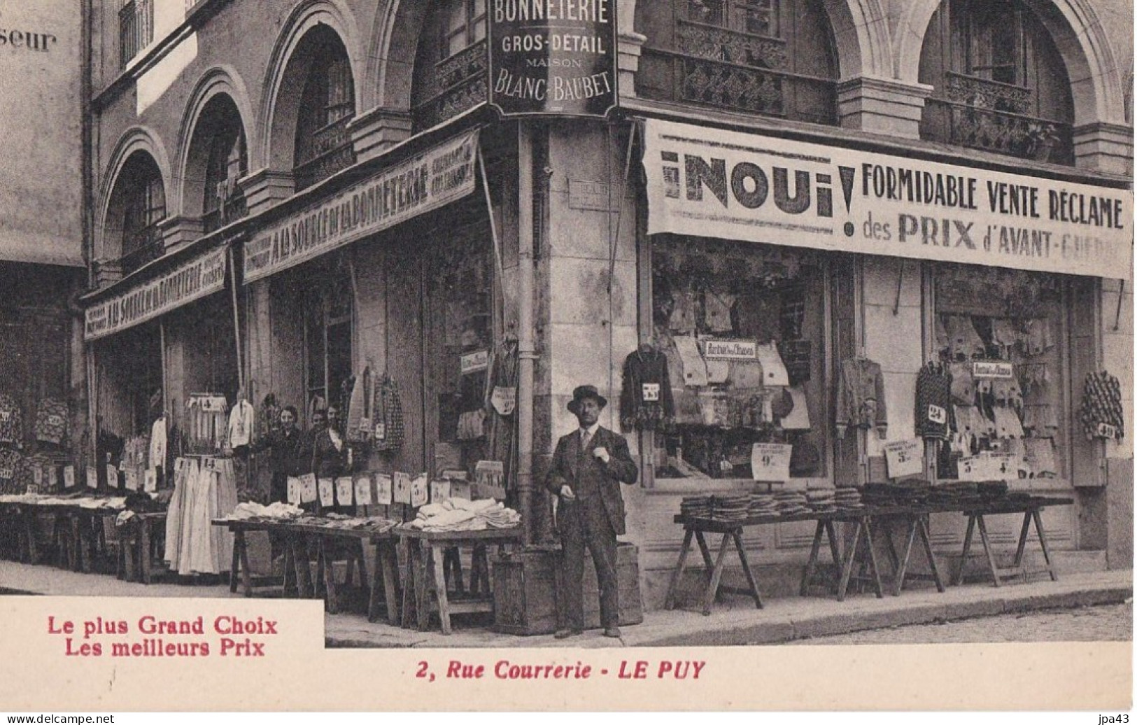 LE PUY En VELAY 2 Rue Courrerie Blanc Baubet - Le Puy En Velay