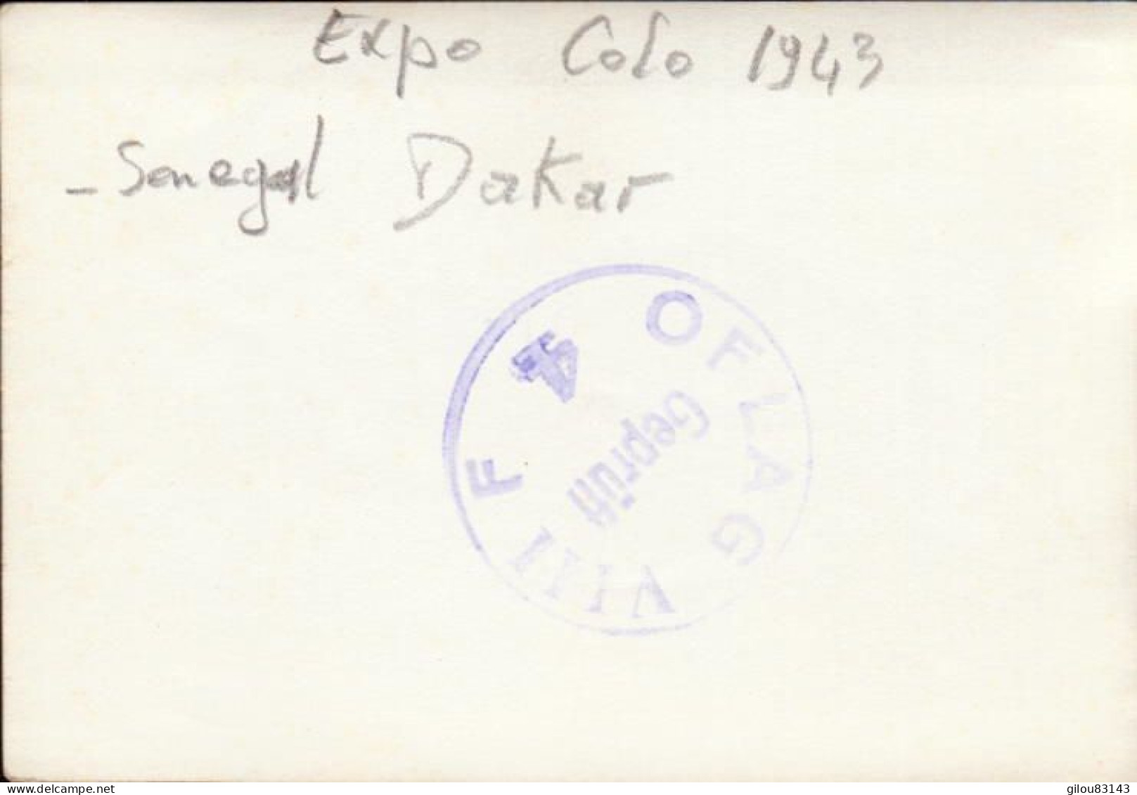 Camp De Prisonniers, Oflag VIII F, Expo Colo 1943, Dakar, Senegal - War, Military