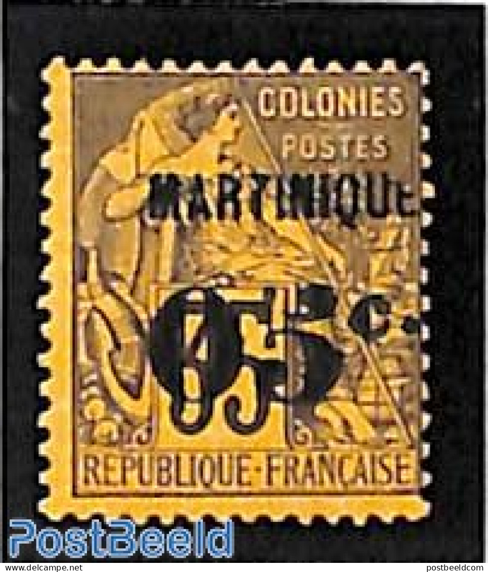 Martinique 1888 05c On 35c, Stamp Out Of Set, Unused (hinged) - Other & Unclassified