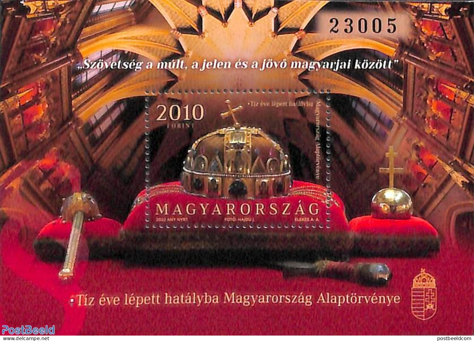 Hungary 2022 Fundamental Law S/s, Mint NH, Various - Justice - Neufs