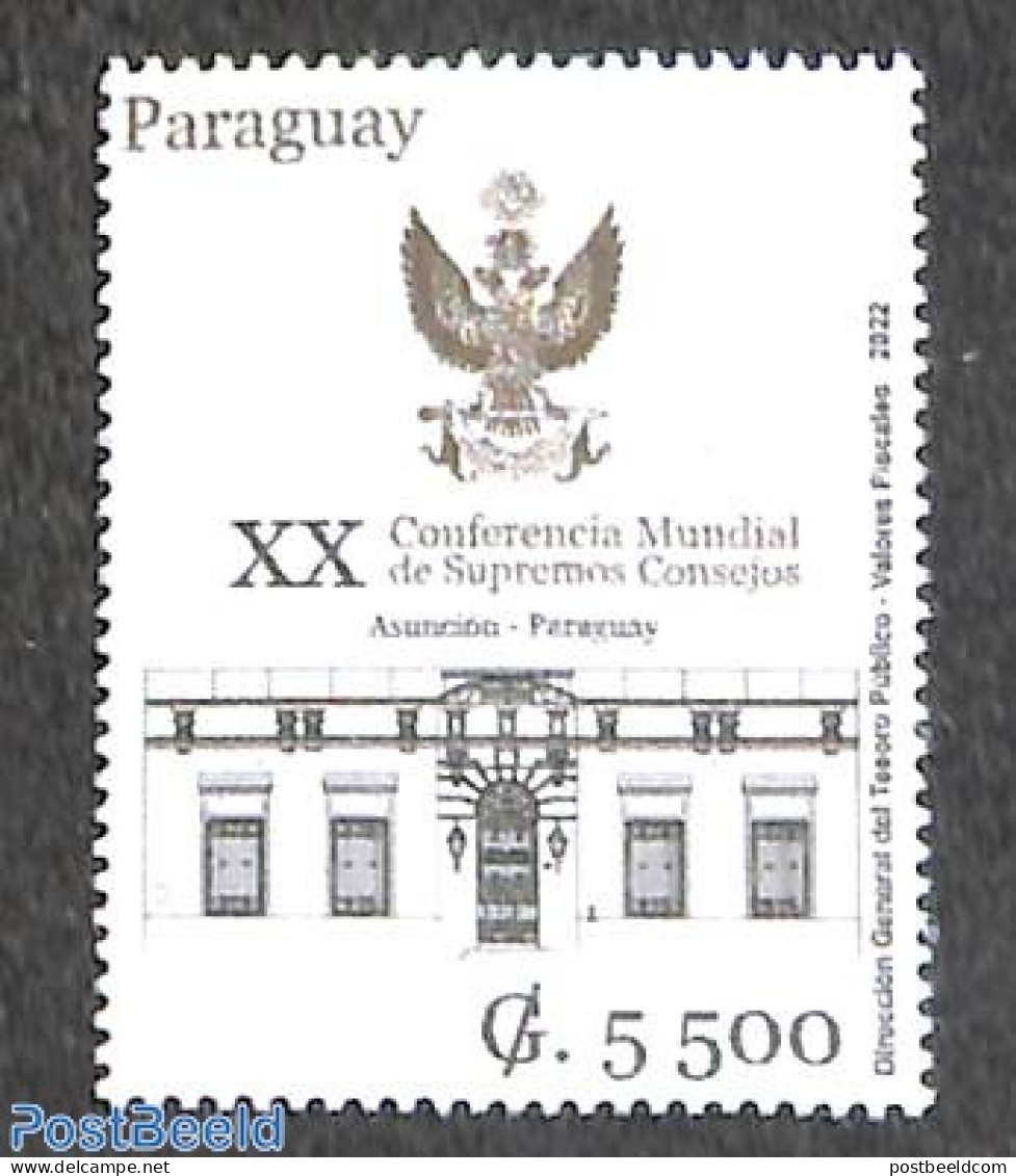 Paraguay 2022 Supremos Consejos 1v, Mint NH - Paraguay