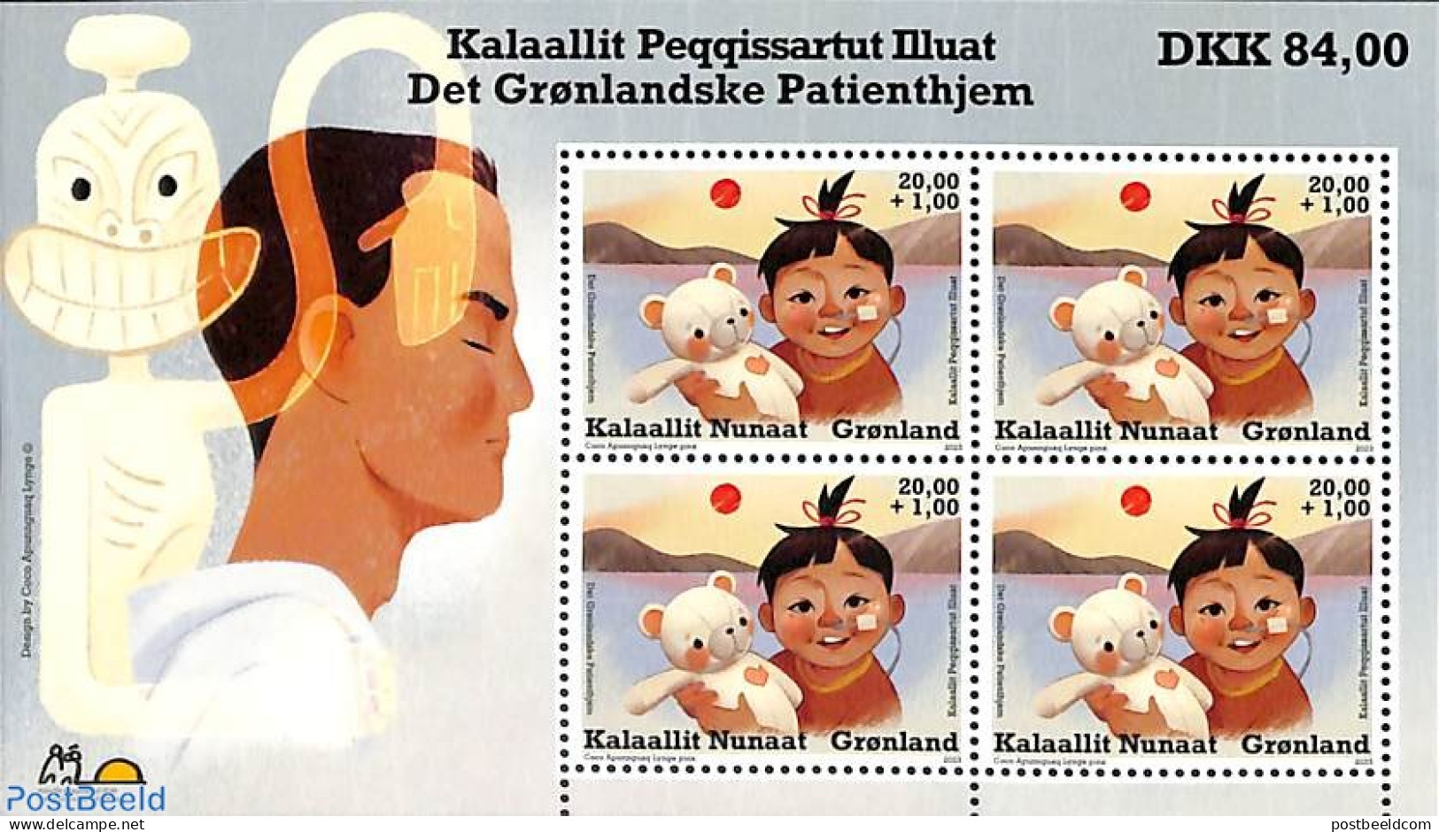 Greenland 2023 Patients House S/s, Mint NH, Health - Various - Health - Teddy Bears - Unused Stamps
