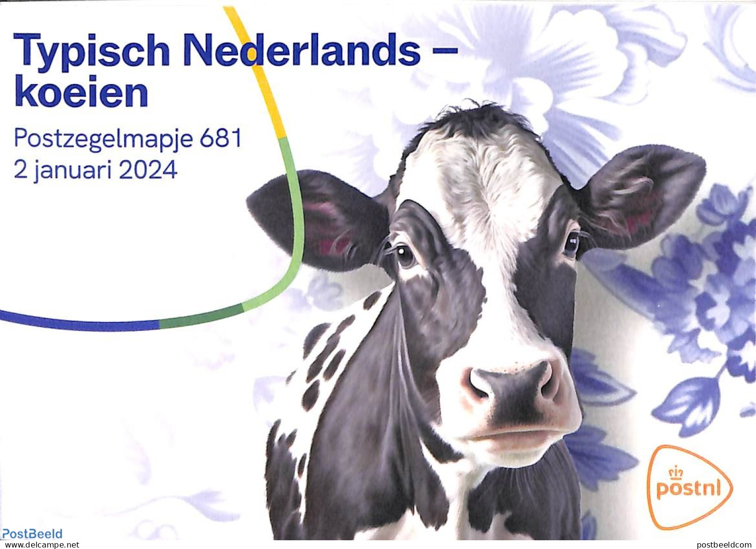 Netherlands 2024 Typical Dutch, Presentation Pack 681, Mint NH, Nature - Cattle - Art - Ceramics - Unused Stamps