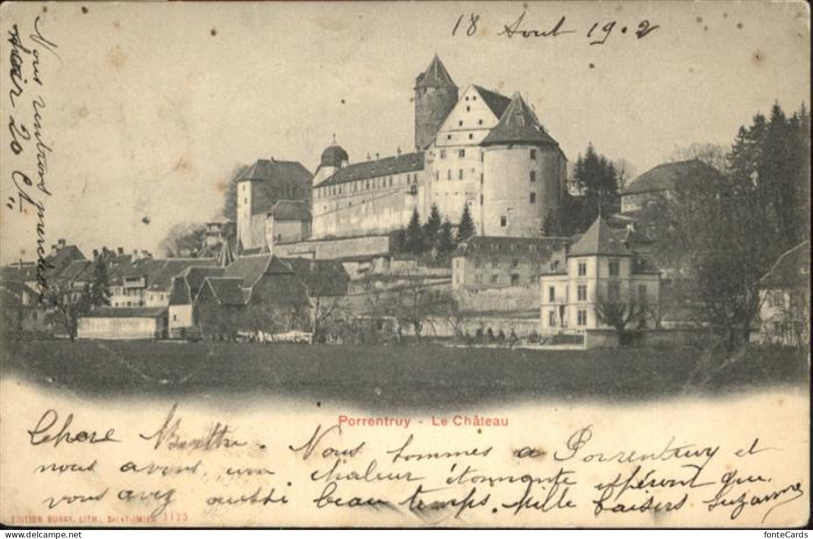 11019290 Porrentruy Chateau Porrentruy - Other & Unclassified