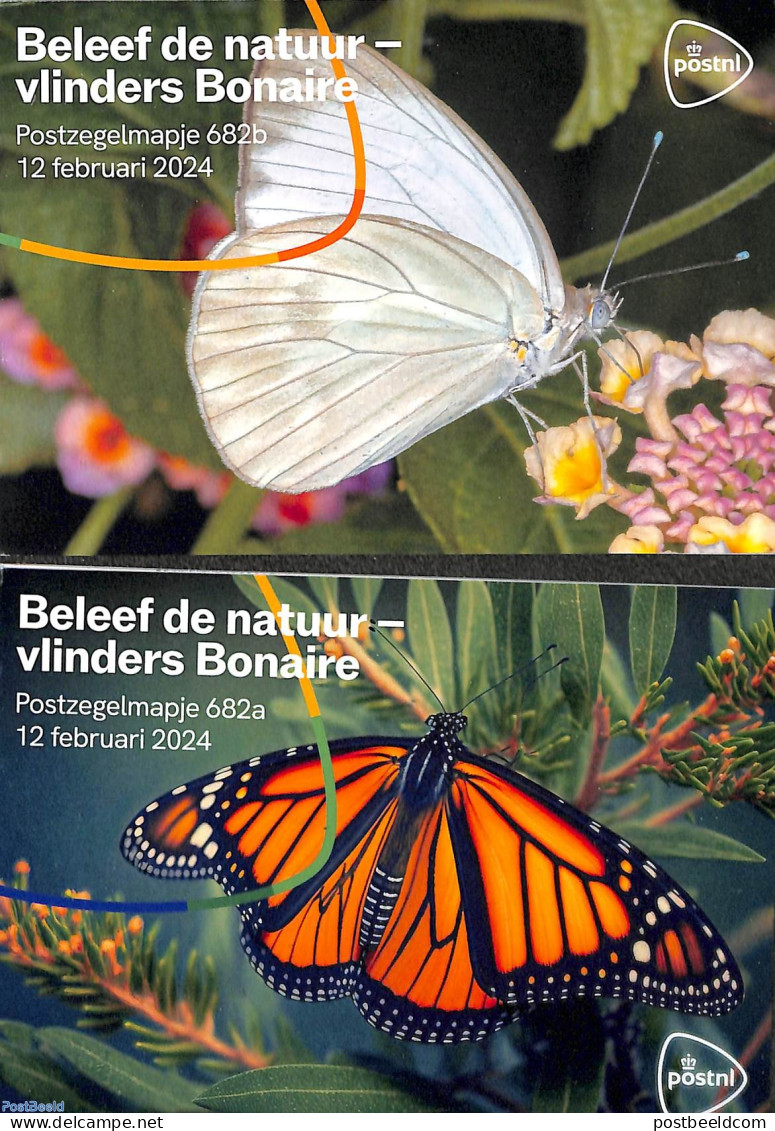 Netherlands 2024 Butterflies, Pzm  682a+b, Mint NH, Nature - Butterflies - Unused Stamps