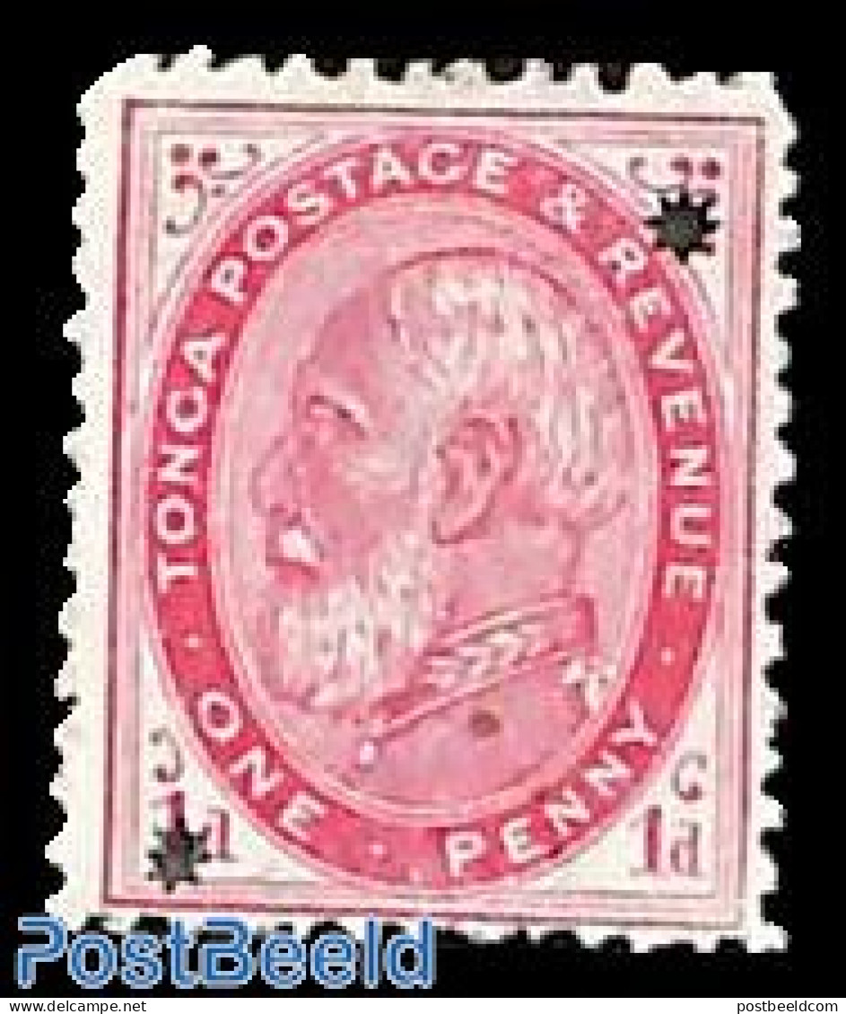 Tonga 1891 1d, Without Gum, Unused (hinged) - Autres & Non Classés