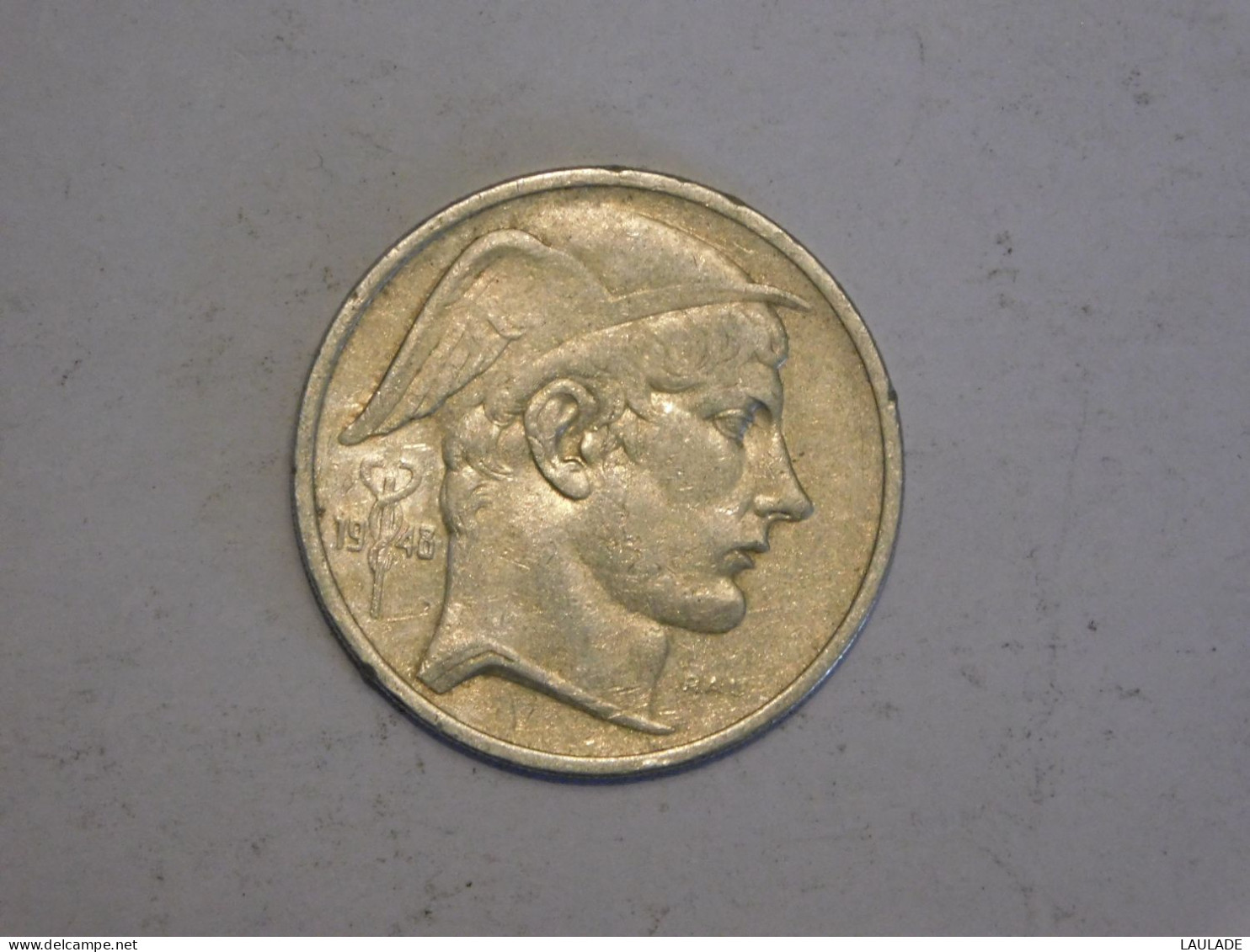 BELGIQUE 50 Francs 1948 Silver, Argent - 50 Franc