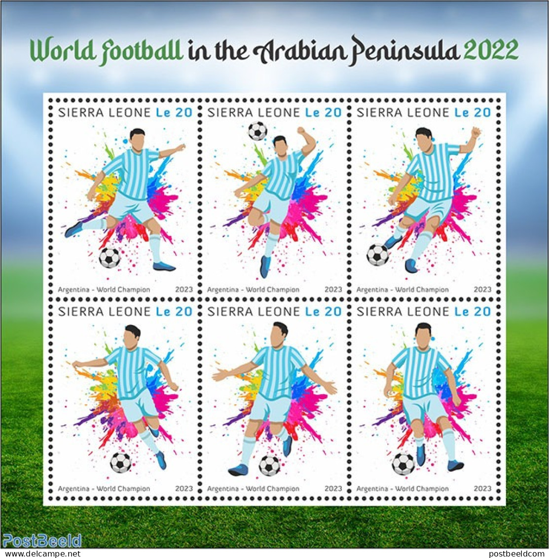 Sierra Leone 2023 World Football In The Arabian Peninsula 2022 , Mint NH, Sport - Football - Other & Unclassified