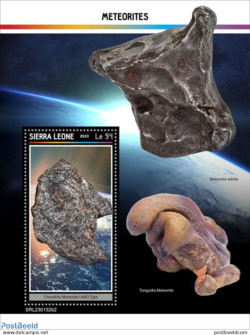 Sierra Leone 2023 Meteorites, Mint NH, History - Geology - Autres & Non Classés