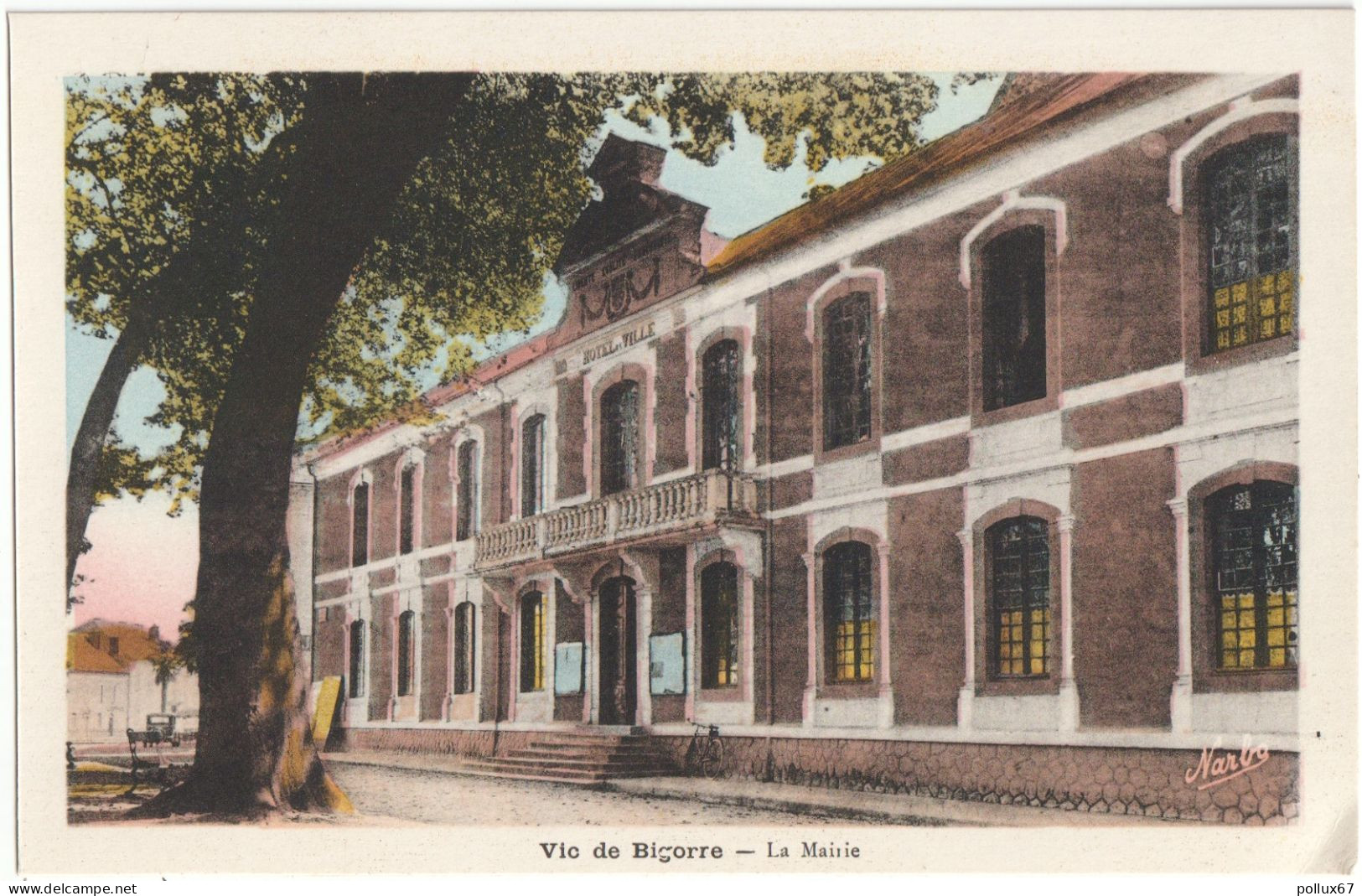 CPA DE VIC DE BIGORRE  (HAUTES-PYRÉNÉES)  LA MAIRIE - Vic Sur Bigorre